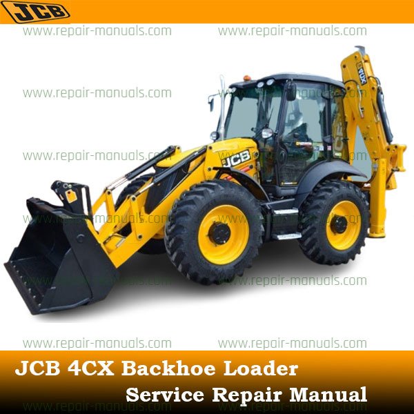 Comprehensive service manual for JCB 4CX Backhoe Loader