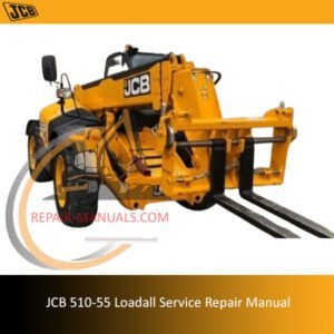 JCB 510-55 Loadall Service Repair Manual showcasing technical drawings and essential repair information