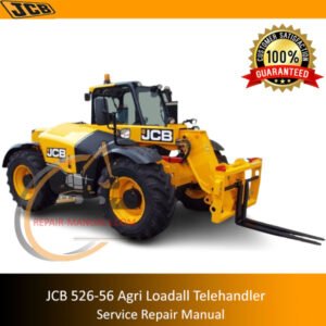 Service Repair Manual for JCB 526-56 Agri Telehandler, showcasing detailed diagrams and maintenance instructions