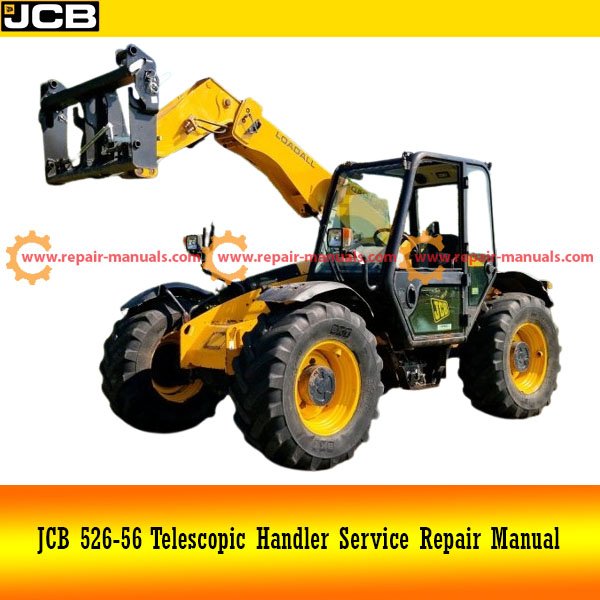Comprehensive service manual for JCB 526-56