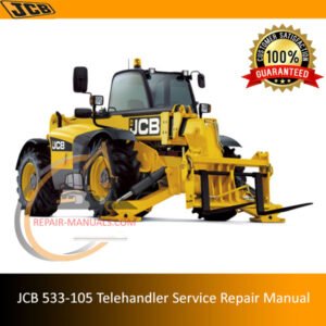 Service Repair Manual for JCB 533-105 Telehandler, showcasing detailed diagrams and maintenance instructions