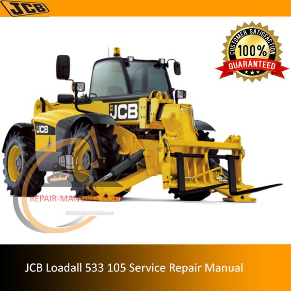 Service repair manual for JCB Loadall 533 105