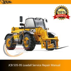 JCB 535-95 Loadall Service Repair Manual showcasing technical drawings and essential repair information