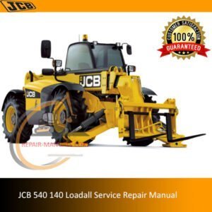 JCB 540 140 Loadall Service Repair Manual showcasing technical drawings and essential repair information