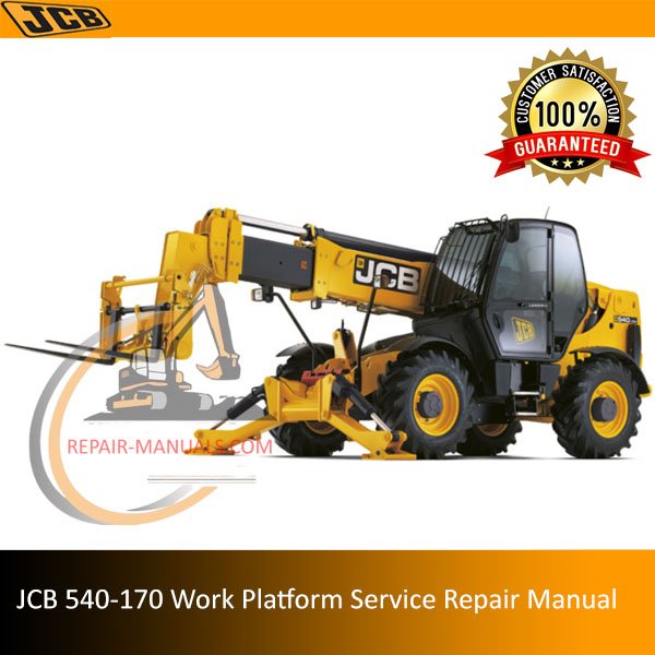 Service repair manual for JCB 540-170 work platform