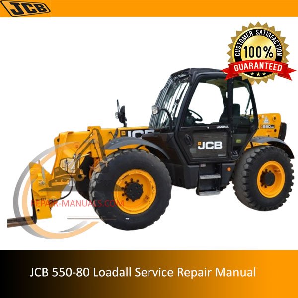 Service repair manual for JCB 550-80 Loadall