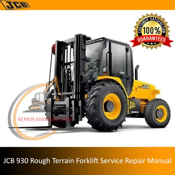 Service repair manual for JCB 930 Rough Terrain Truck