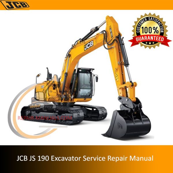 Service repair manual for JCB JS 190 excavator