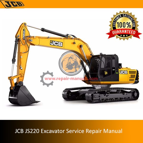 Service repair manual for JCB JS220 excavator