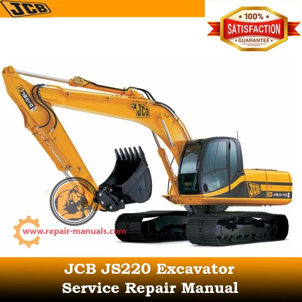 Service repair manual for JCB JS220 excavator