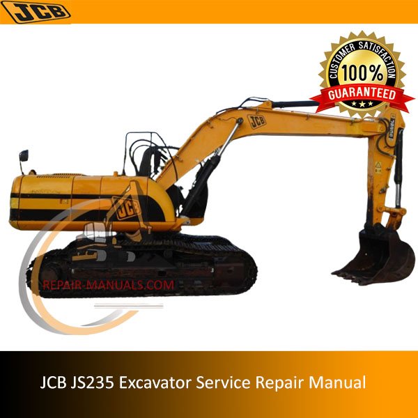 Service repair manual for JCB JS235 excavator