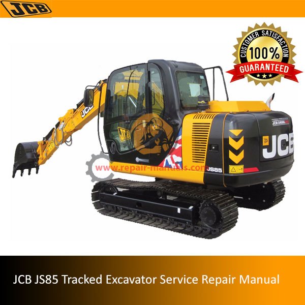 Service repair manual for JCB JS85 excavator