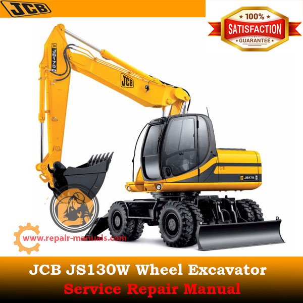 Service repair manual for JCB JS130W Wheel Excavator