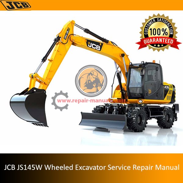 Service repair manual for JCB JS145W Wheeled Excavator