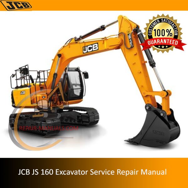 Service repair manual for JCB JS160 excavator
