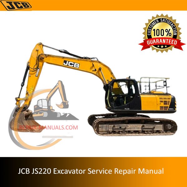 Service repair manual for JCB JS220 excavator