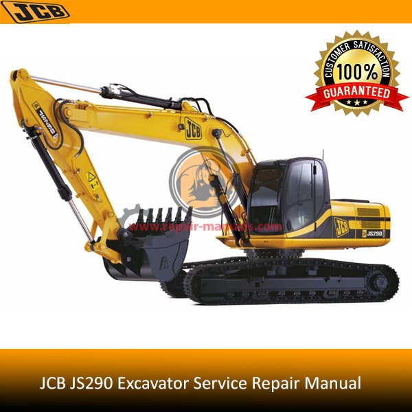 Service repair manual for JCB JS290 excavator