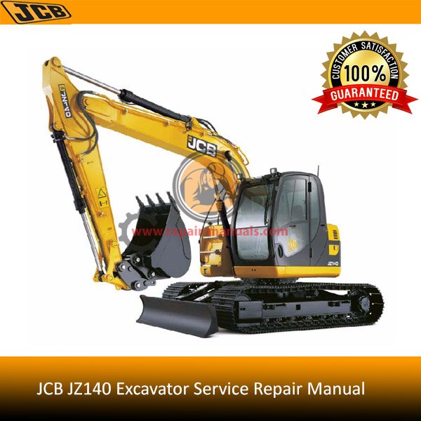 Detailed service and repair manual for the JCB JZ140 excavator