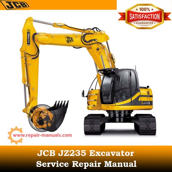 Service repair manual for JCB JZ235 excavator
