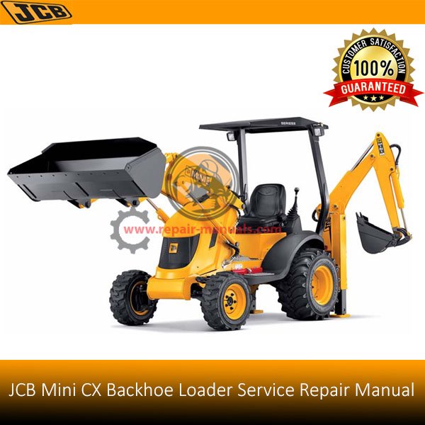 Service repair manual for JCB Mini CX Backhoe Loader