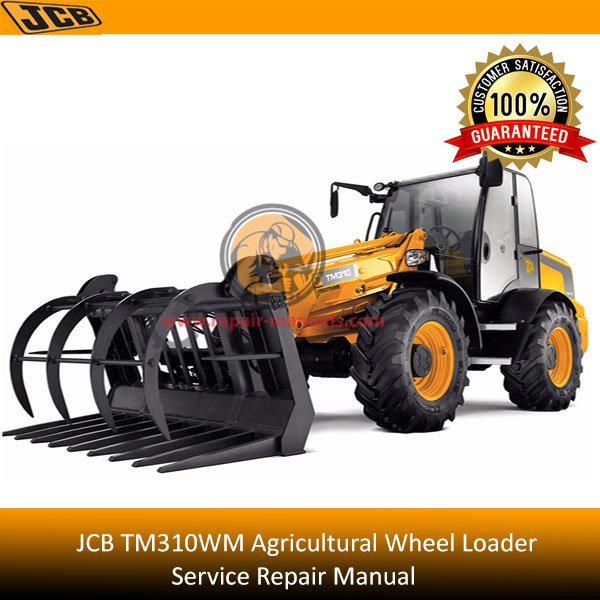 Comprehensive service manual for the JCB TM310 wheel loader