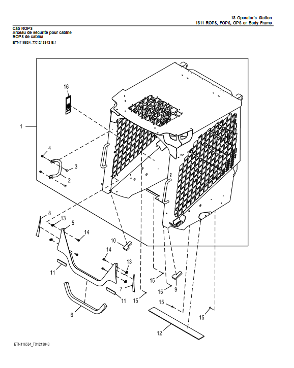 John Deere 333G Compact Track Loader Parts Manual
