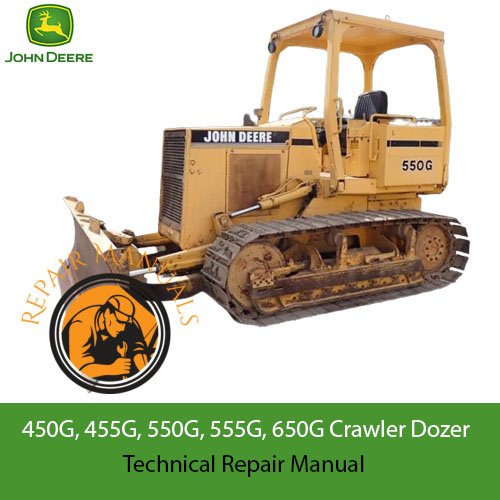JOHN DEERE 450G DOZER SERVICE MANUAL visual data 3
