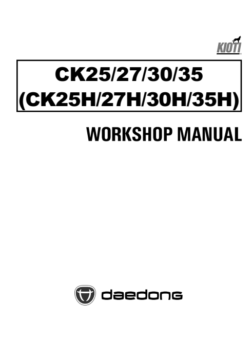 kioti ck25 repair manual Kioti CK25 Tractor Kioti CK27 Tractor Kioti CK30 Tractor Kioti CK35 Tractor Kioti CK25H Tractor Kioti CK27H Tractor Kioti CK30H Tractor Kioti CK35H Tractor