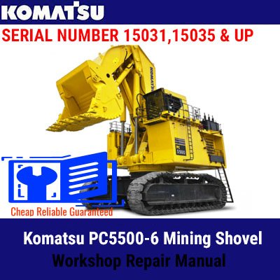 komatsu excavator manual-komatsu pc5500-6