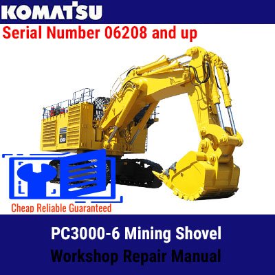 komatsu pc3000-6 - komatsu workshop manual