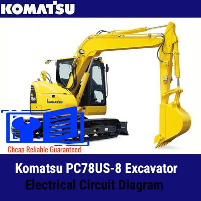 komatsu excavator electrical schematic diagram