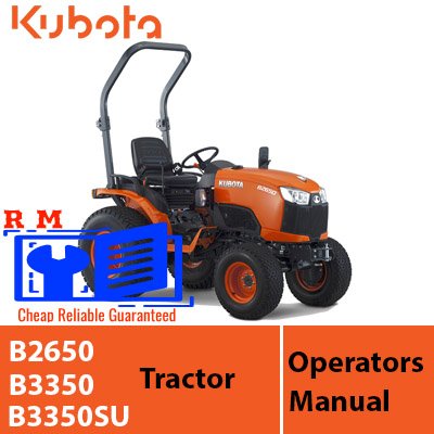 kubota b3350 owners manual