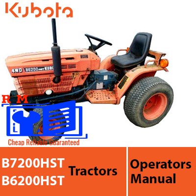 kubota b7200 hst owners manual