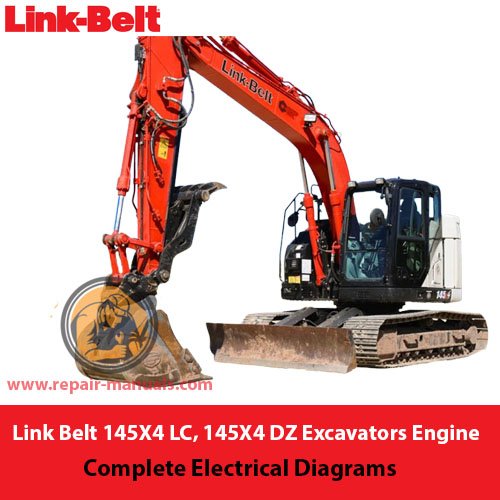 excavator electrical schematic diagram
