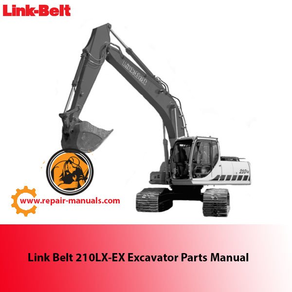 Detailed parts manual for Link Belt 210LX-EX Excavator