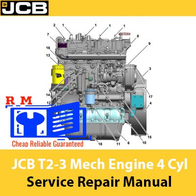 jcb 444 mechanical engine service manual