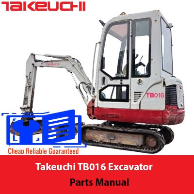 takeuchi tb016 parts manual