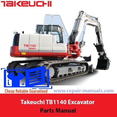 takeuchi tb1140 parts manual
