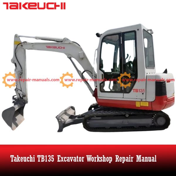 Workshop repair manual for Takeuchi TB125 excavator