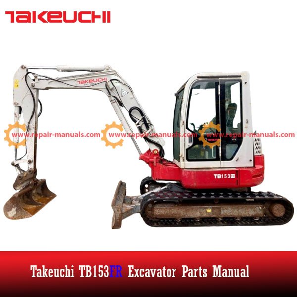 Parts manual for the Takeuchi TB153FR