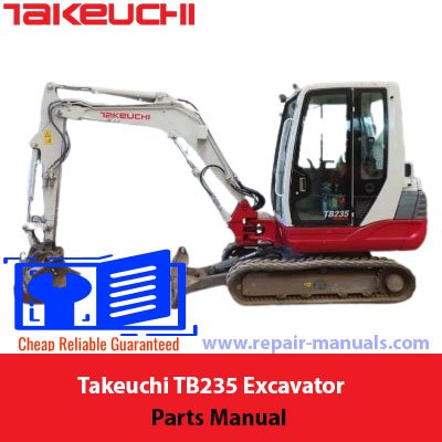 takeuchi tb235 parts manual