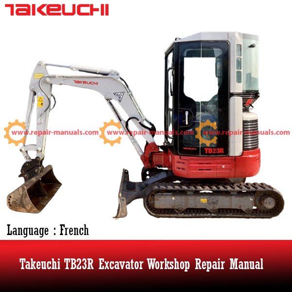 Repair manual for Takeuchi TB23R