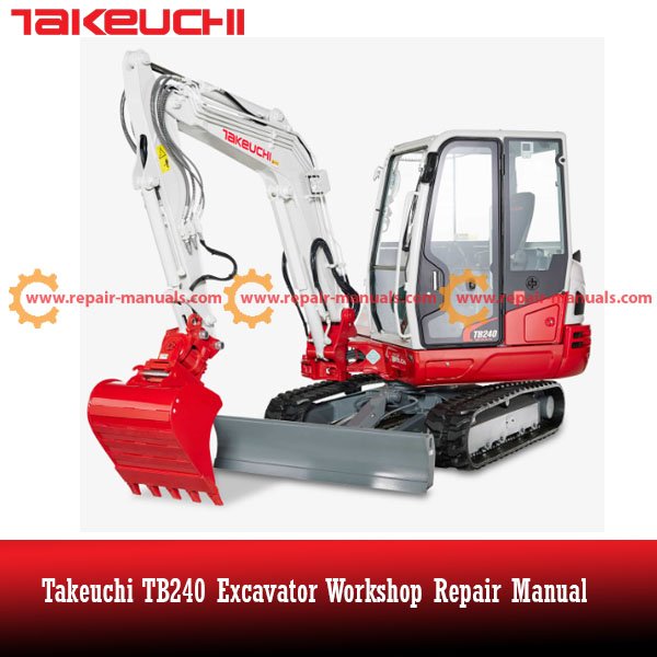 Service repair manual for Takeuchi TB240