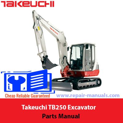 takeuchi tb250 parts manual