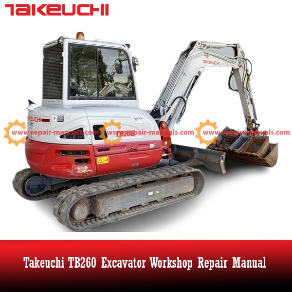 Service repair manual for Takeuchi TB260
