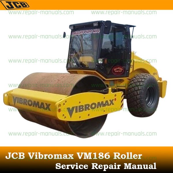 Detailed service and repair manual for Vibromax VM186 roller