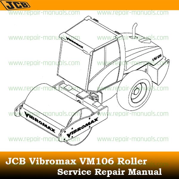 Comprehensive repair manual for Vibromax VM106 roller