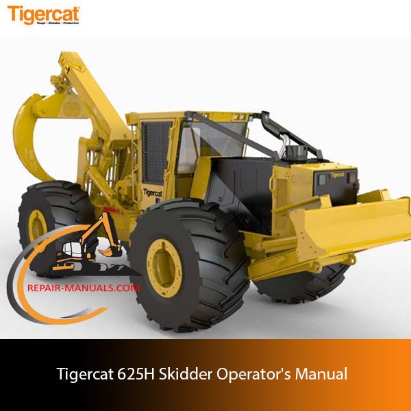 igercat 625H Skidder Operator's Manual cover featuring the model name and technical illustrations
