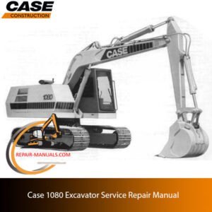 Service repair manual for Case 1080 Excavator, including illustrations and step-by-step instructions for effective repairs