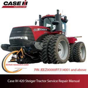 service repair manual for Case IH 420 Steiger Tractor, including maintenance tips and troubleshooting